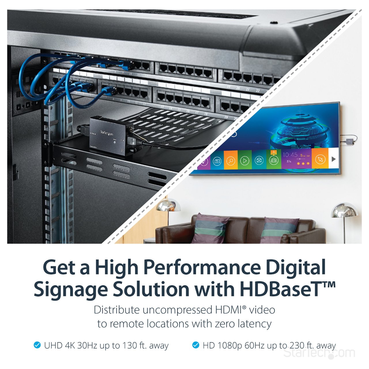 HDMI EXTENDER UEBER CAT5E/CAT6