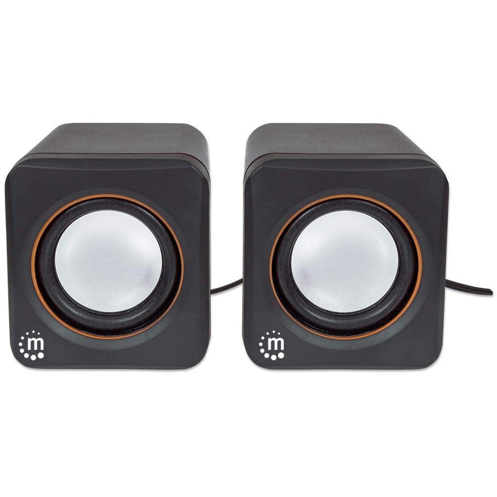 MANHATTAN 2600 Lautsprechersystem Voller Stereoklang und kompaktes Format optimal fuer das mobile Musikerlebnis