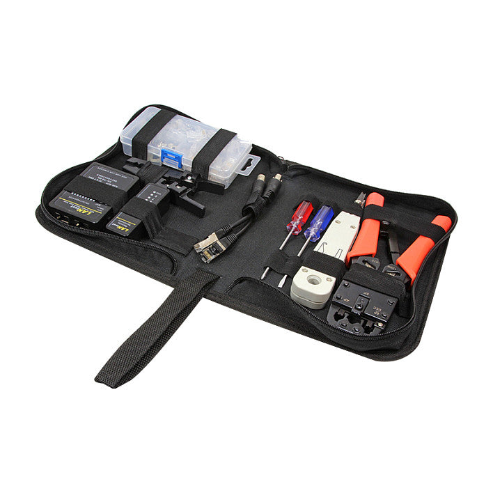 LogiLink Management Netzwerk-Werkzeugset mit Tasche 6-teilig