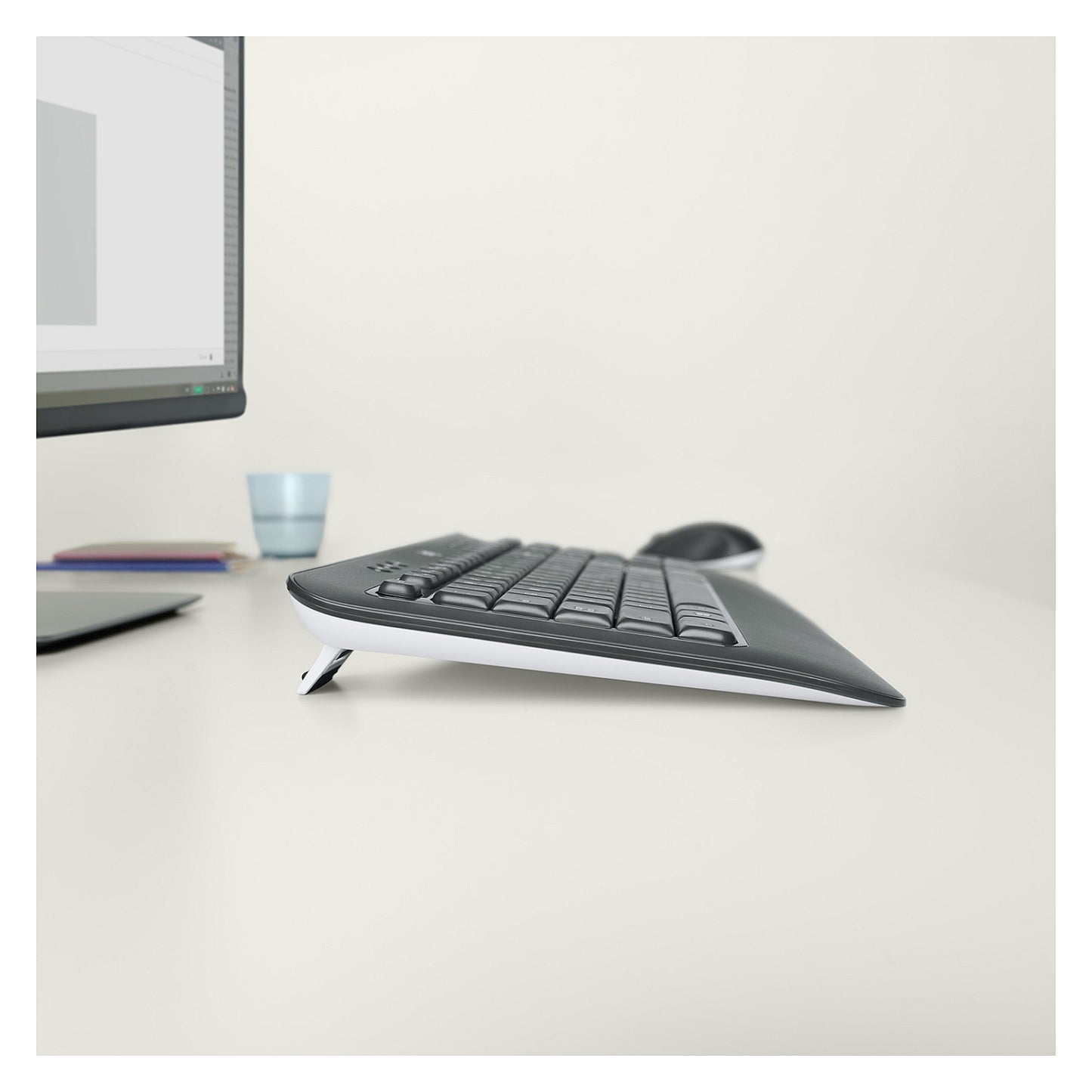 Logitech MK540 RF Wireless Azerty Belgisch Schwarz - Weiß
