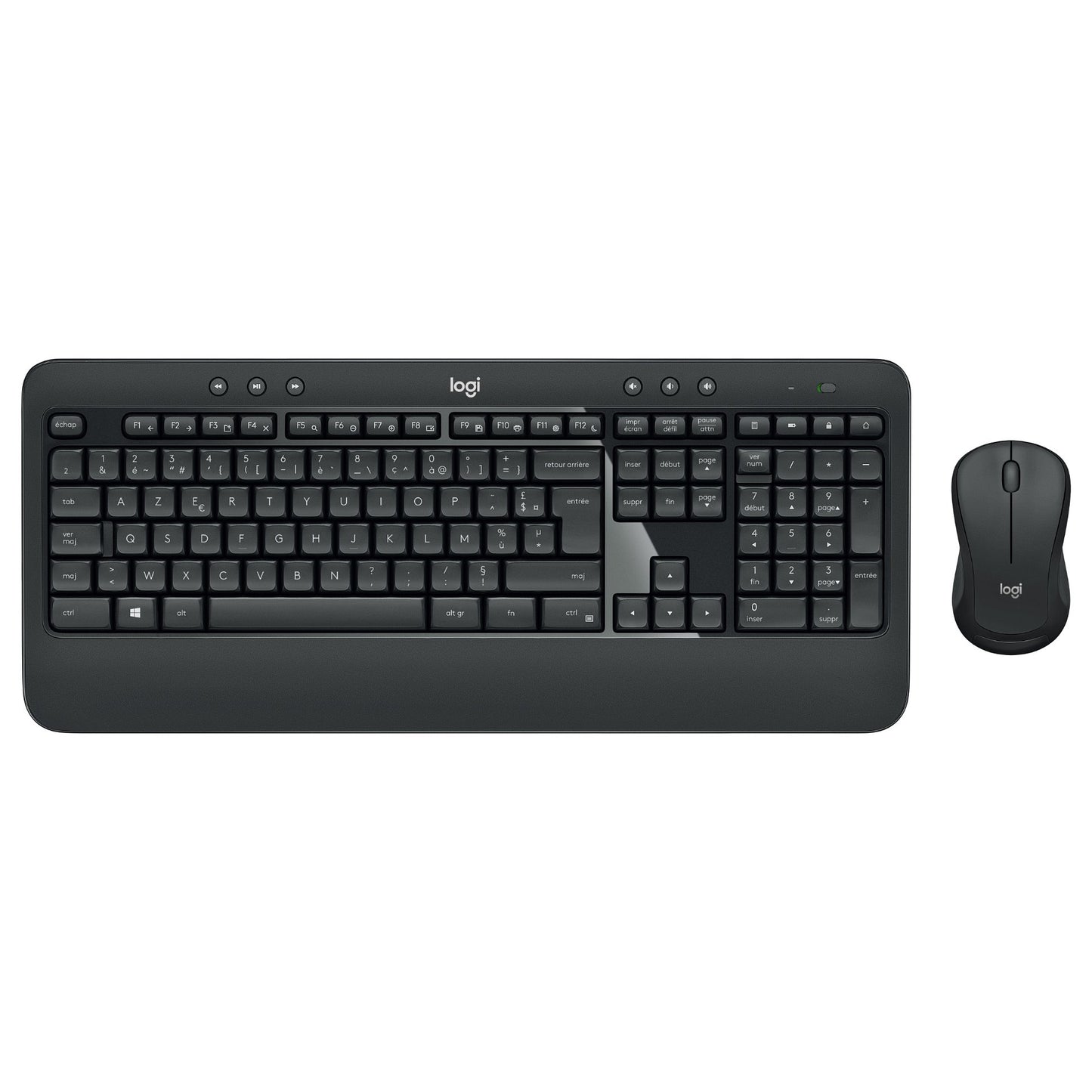 Logitech MK540 RF Wireless Azerty Belgisch Schwarz - Weiß