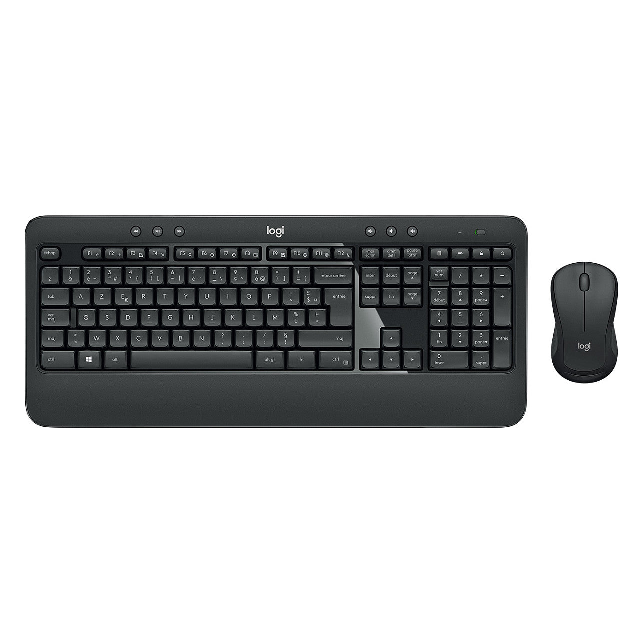 Logitech MK540 RF Wireless Azerty Belgisch Schwarz - Weiß