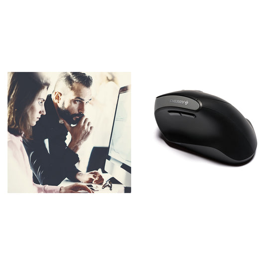 Cherry MW 4500 RF Wireless Optisch 1200DPI rechts Schwarz Maus