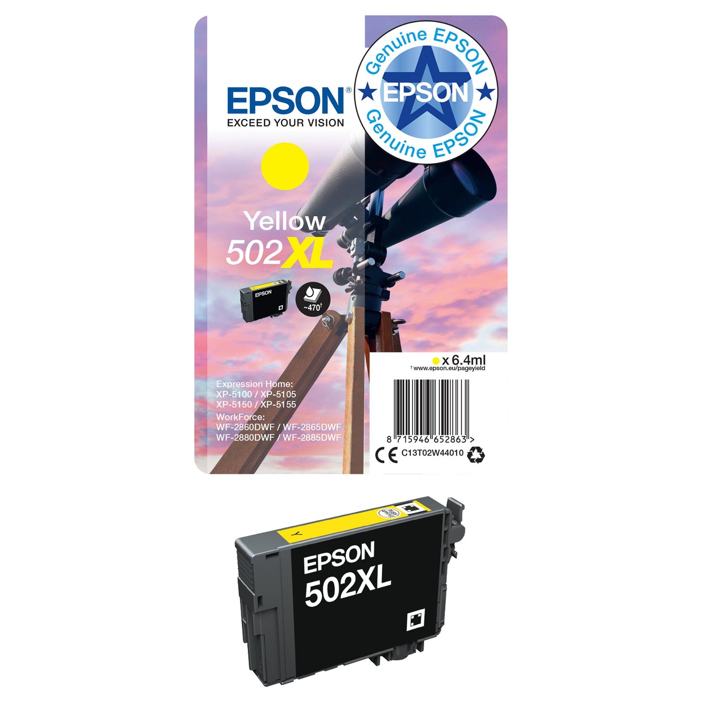 Epson 502 C13T02V24010 cyan