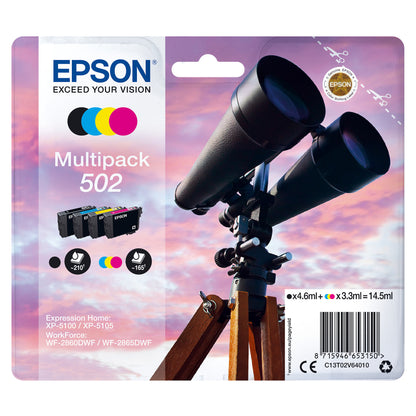 Epson 502 C13T02V64010 CMYK