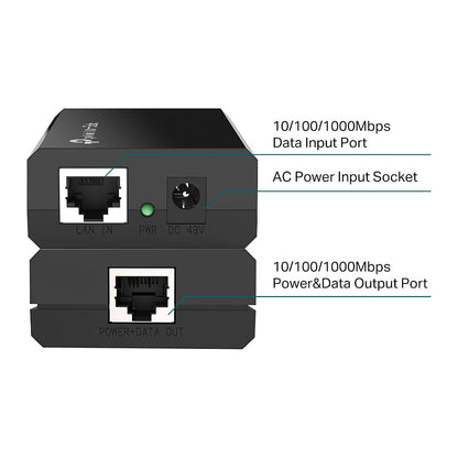 Z TP-Link POE150S PoE-Injektor