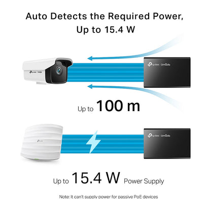 Z TP-Link POE150S PoE-Injektor