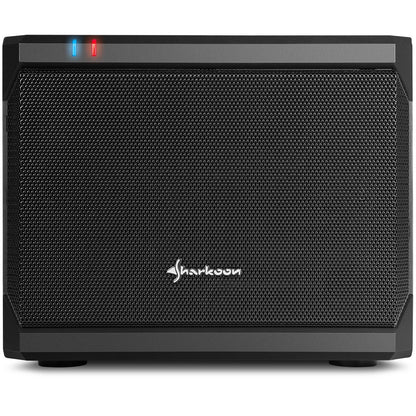 Sharkoon QB One Schwarz - Midi/Minitower ITX, Mini-ITX 3,5 " - PC-/Server Netzteil Kühler - USB, USB 2.0, USB 3.0
