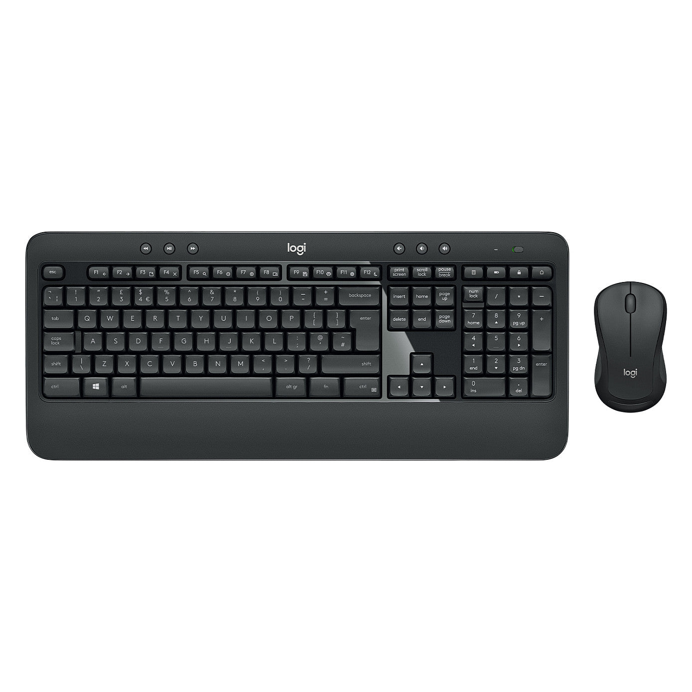 Logitech MK540 Advanced RF Wireless QWERTY UK Englisch Schwarz - Weiß