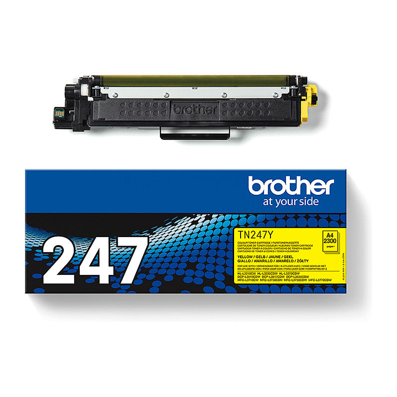 Brother Toner TN-247Y Gelb bis zu 2.300 Seiten nach ISO/IEC 19798