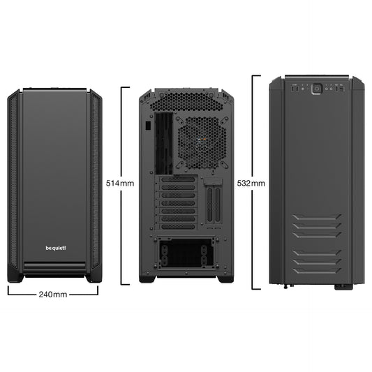 Midi be quiet! SILENT BASE 601 Window black