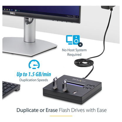 StarTech.com 1:2 Standalone USB 2.0 USB Stick Duplizierer und Eraser