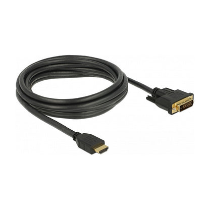 DELOCK HDMI zu DVI 24+1 Kabel bidirektional 3 m