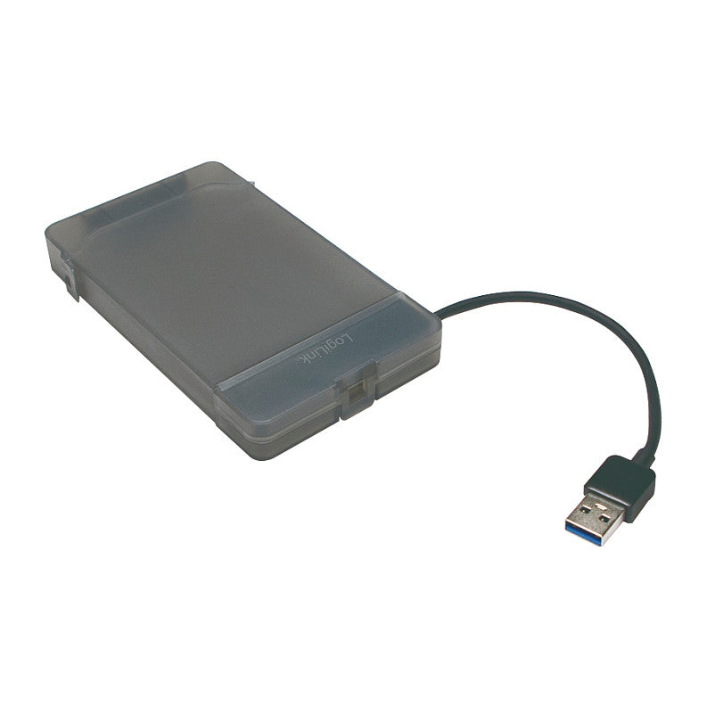 LogiLink AU0037 Speicherlaufwerksgehäuse 2.5 Zoll HDD / SSD-Gehäuse Grau