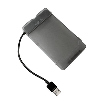 LogiLink AU0037 Speicherlaufwerksgehäuse 2.5 Zoll HDD / SSD-Gehäuse Grau