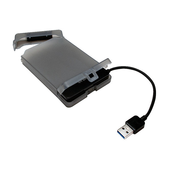 LogiLink AU0037 Speicherlaufwerksgehäuse 2.5 Zoll HDD / SSD-Gehäuse Grau