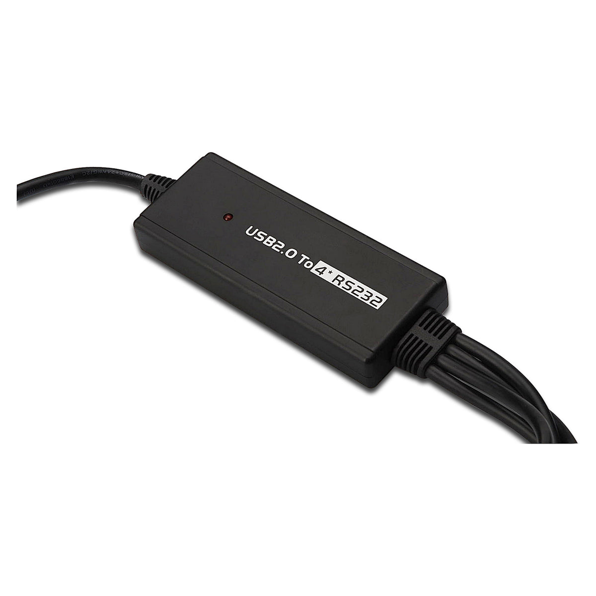 DIGITUS USB 2.0 Anschlusskabel 2.0 -4x RS232 Kabel 1.5m, sw