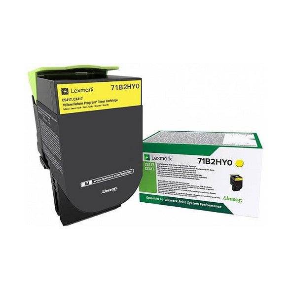 LEXMARK Toner gelb Rck f. CS/CX417/ 517 ca. 3.500 S.