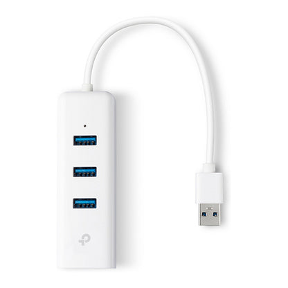 USB TP-LINK UE330 - USB 3.0 to Gigabit Ethernet Network Adapter with 3-Port USB 3.0 Hub
