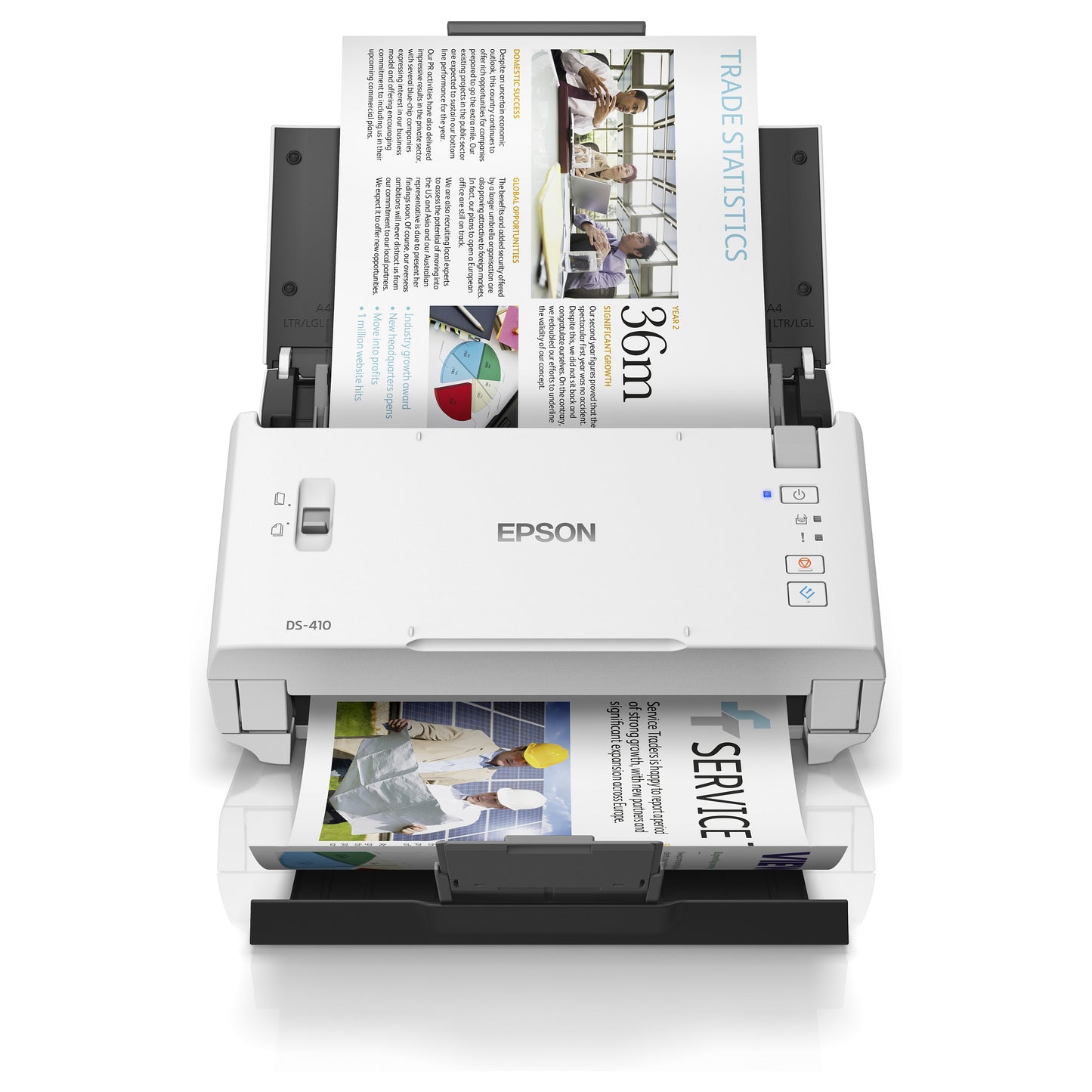 Epson WorkForce DS-410 - Dokumentenscanner - 600x600 dpi - A4 USB