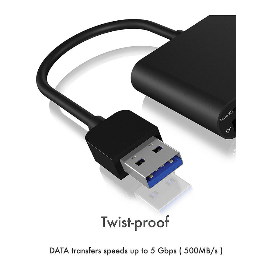 ICY BOX IB-CR301-U3 USB 3.0 SD/MicroSD/CF Kartenleser
