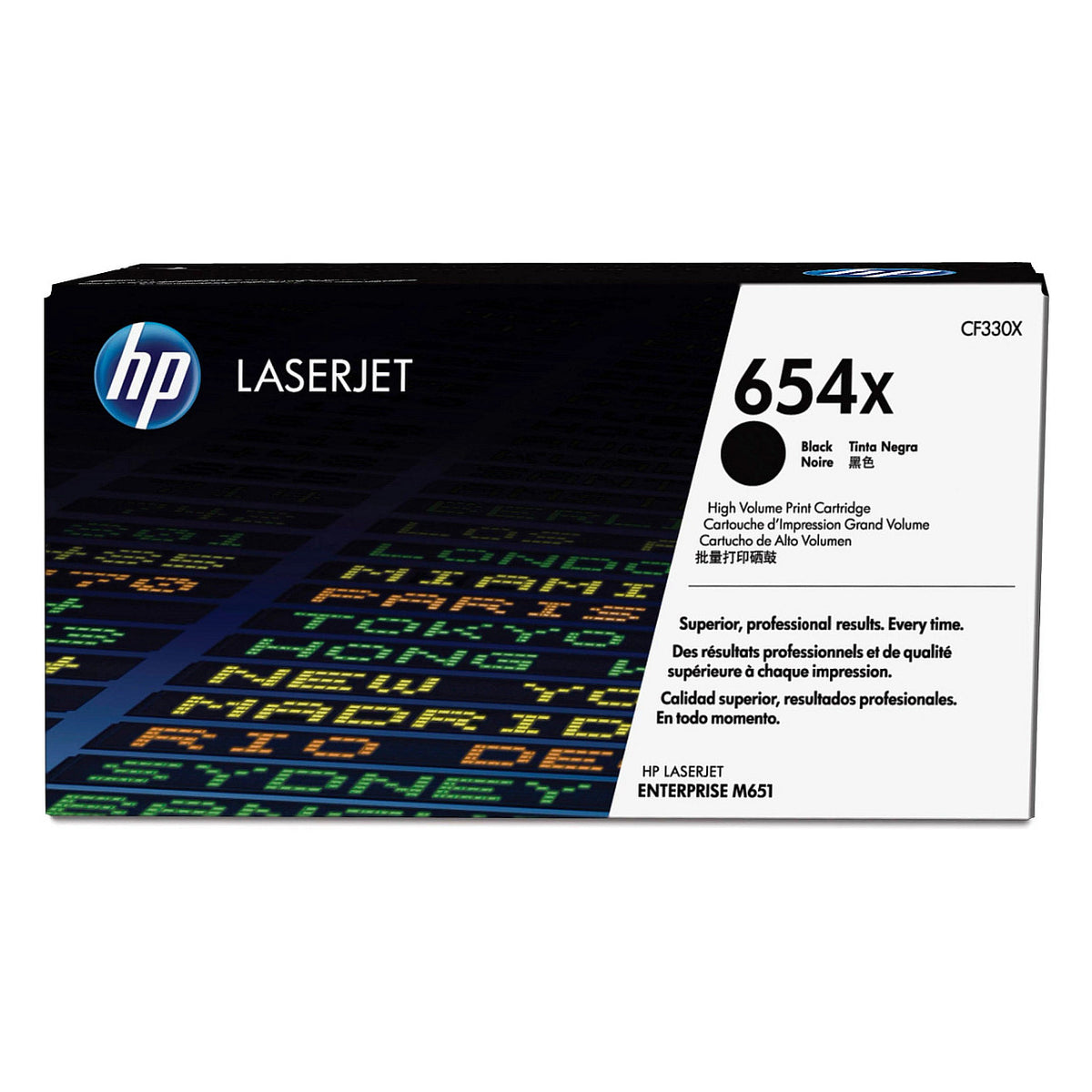 TON HP Toner CF330X 654X schwarz - Original - Tonereinheit