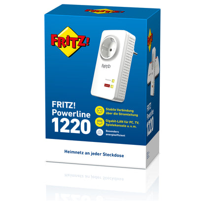 INTD AVM FRITZ! Powerline 1220 - Bridge - GigE, HomePlug AV (HPAV) 2.0, IEEE 1901
