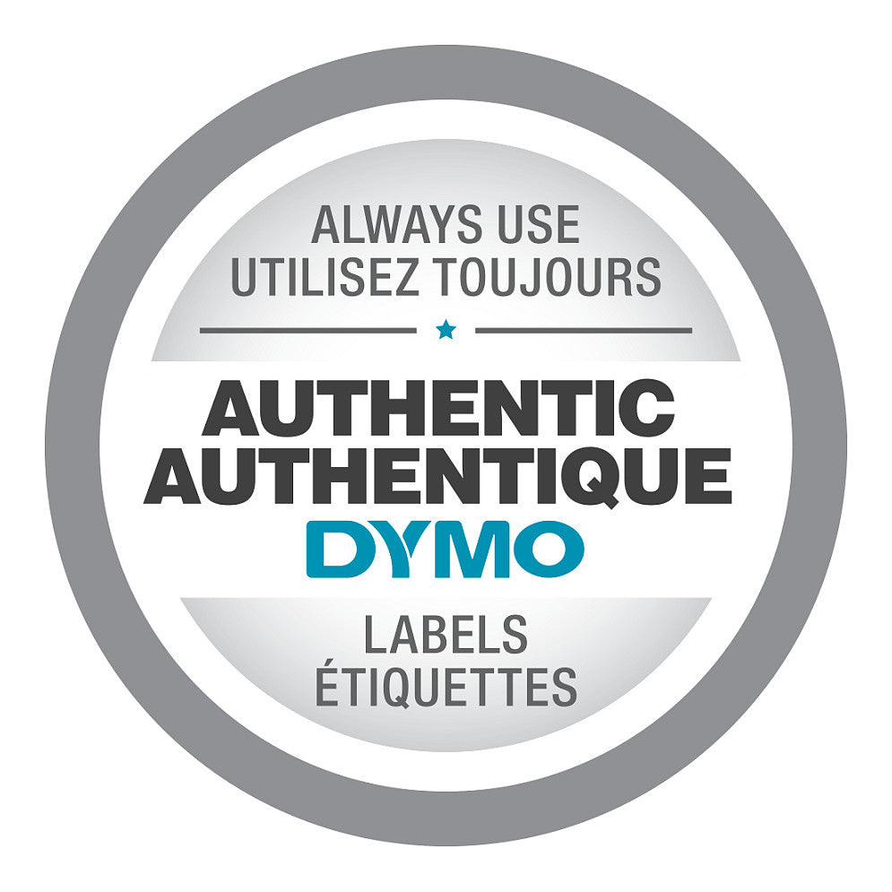 Dymo D1 Etiketten S0720500 12mm x 7m Schwarz auf Transparent