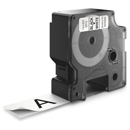 Dymo LabelWriter - D1 Etiketten Selbstklebend - 24 mm x 7 m - Schwarz auf Weiß - (S0720930)