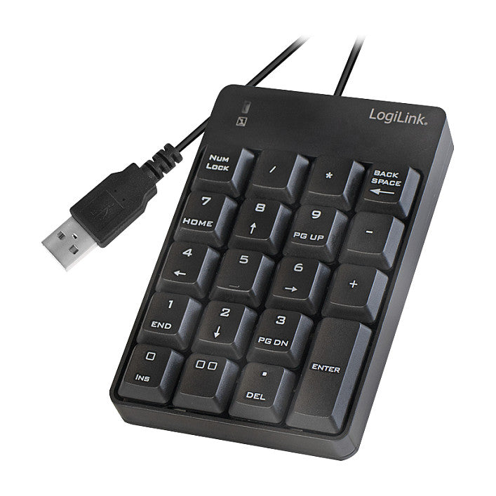 LogiLink ID0184 Numerische Tastatur Notebook Schwarz