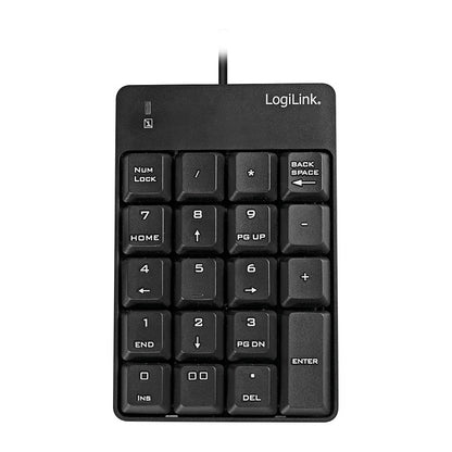 LogiLink ID0184 Numerische Tastatur Notebook Schwarz