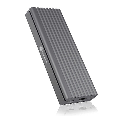 ICY BOX IB-1817M-C31 Externes USB-C 3.1 Gehäuse für M.2 NVMe SSD Aluminium