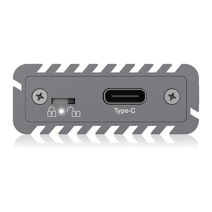 ICY BOX IB-1817M-C31 Externes USB-C 3.1 Gehäuse für M.2 NVMe SSD Aluminium