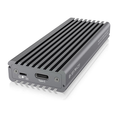 ICY BOX IB-1817M-C31 Externes USB-C 3.1 Gehäuse für M.2 NVMe SSD Aluminium