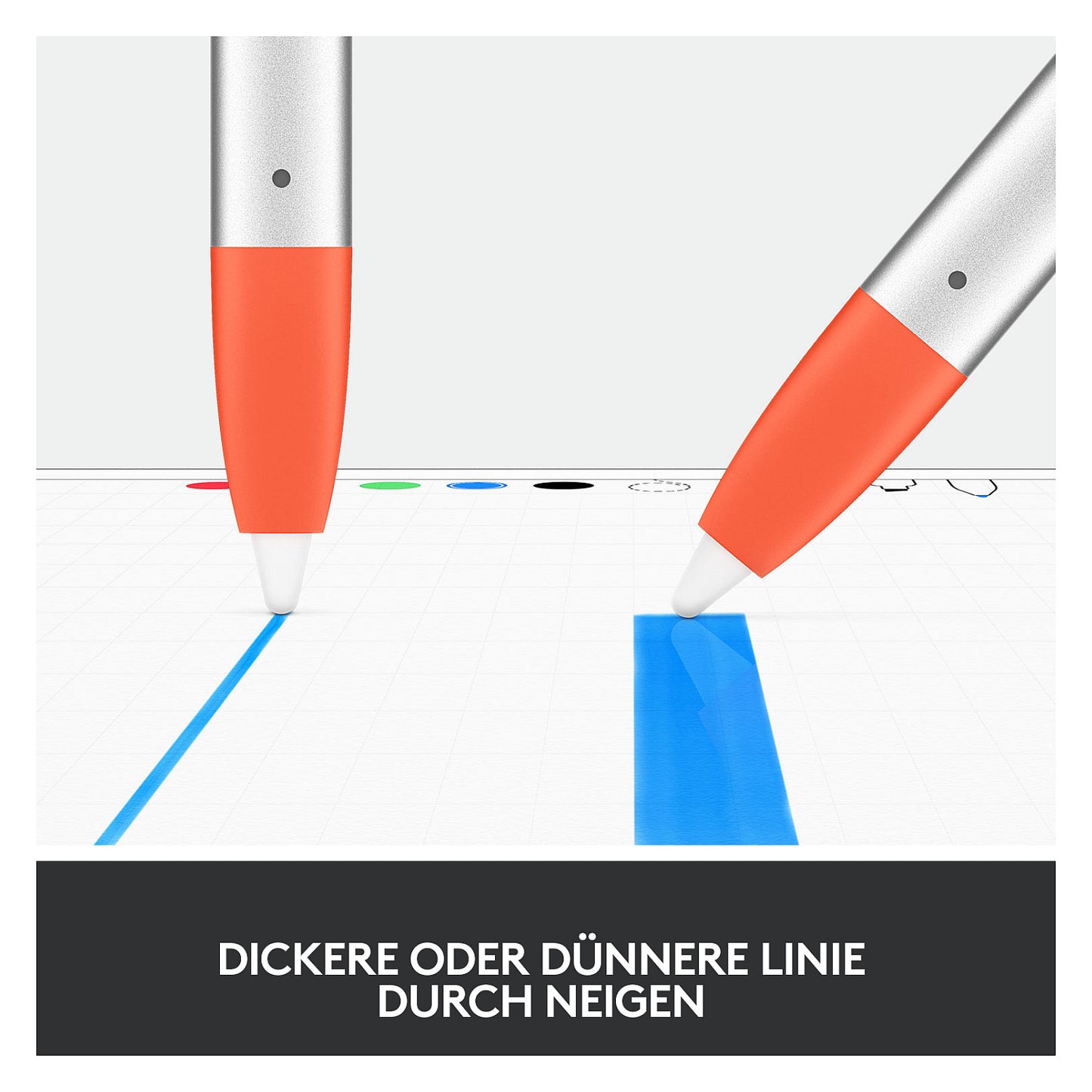 Logitech Crayon Digitaler Pencil Intense Sorbet