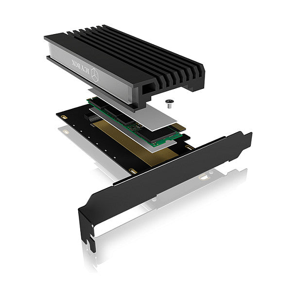 PCI Express Card (x4) > 1x M.2 NVME 2280/2260/2242 mit Kühlkörper RaidSonic