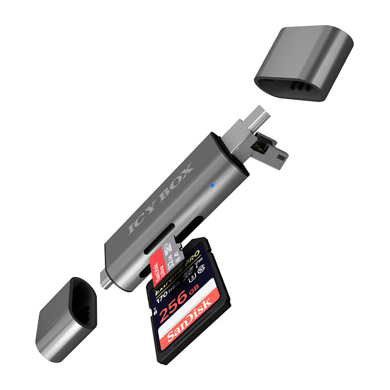ICY BOX IB-CR200-C Multi-USB SD/MicroSD Kartenleser
