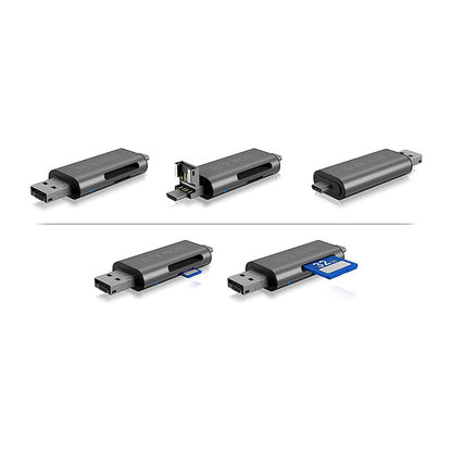 ICY BOX IB-CR200-C Multi-USB SD/MicroSD Kartenleser
