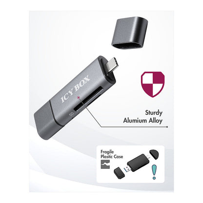 ICY BOX IB-CR200-C Multi-USB SD/MicroSD Kartenleser