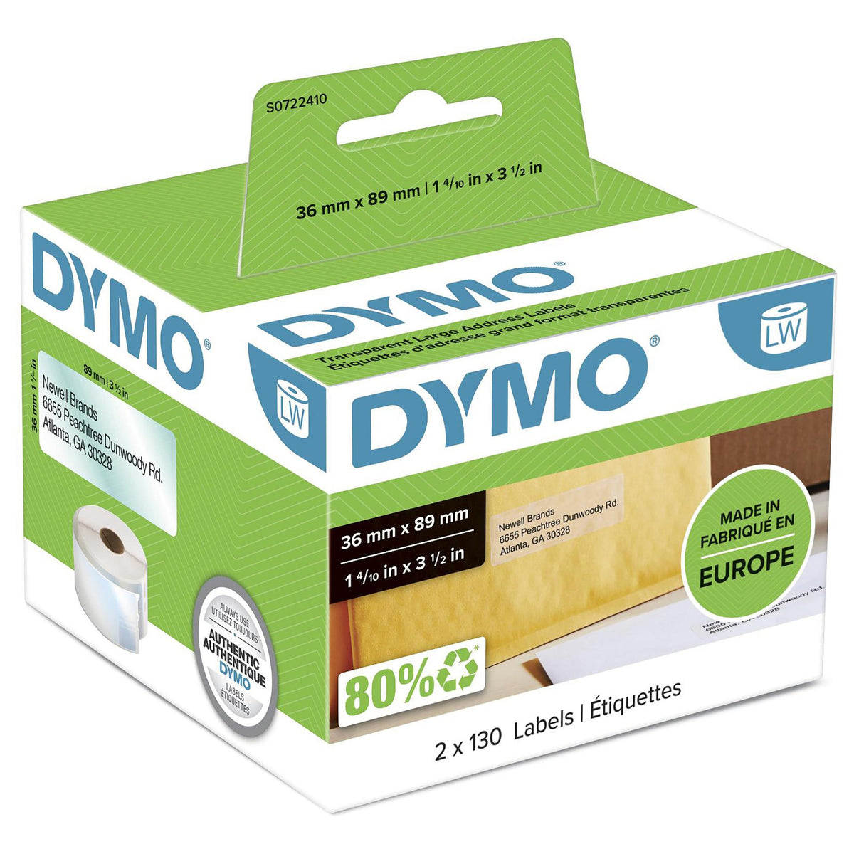 Dymo Große Adressetiketten