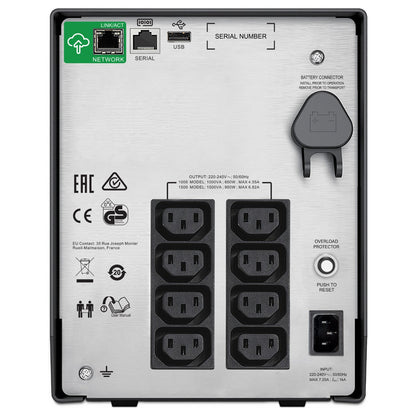 APC Smart-UPS Tower SMC1000iC 600W 1000VA SmartConnect LCD