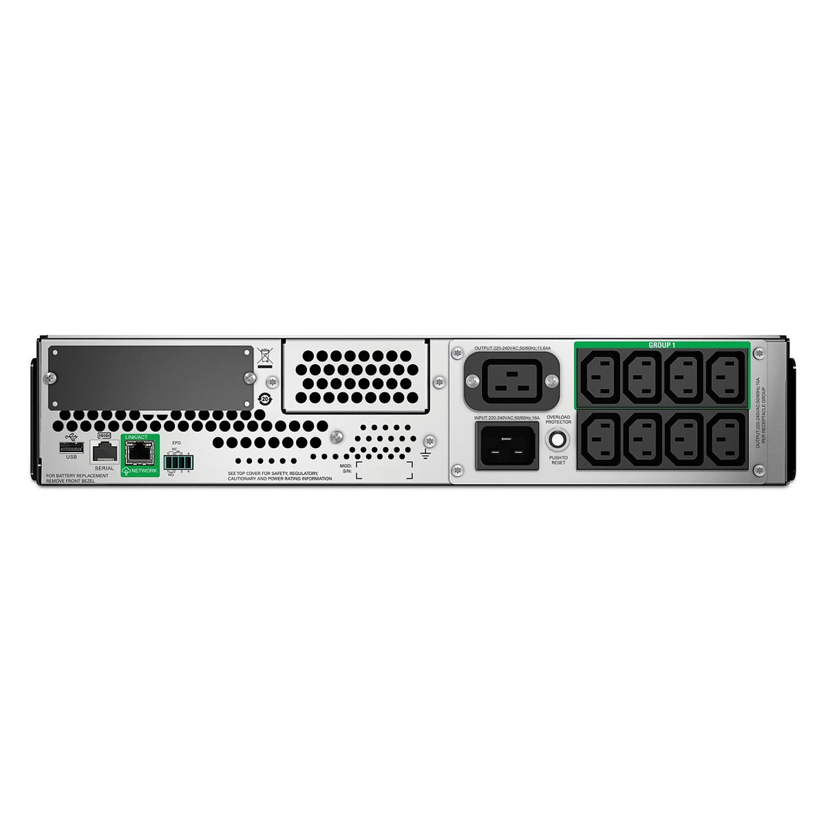 APC Smart-UPS Rack 2HE SMT3000RMi2UC 2700W 3000VA Line Interactive