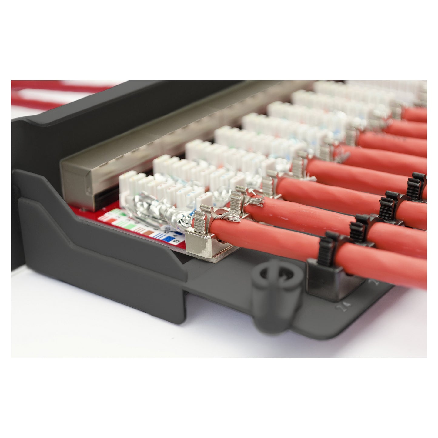 DIGITUS Patchpanel 1HE 24-Port Cat6a geschirmt schwarz