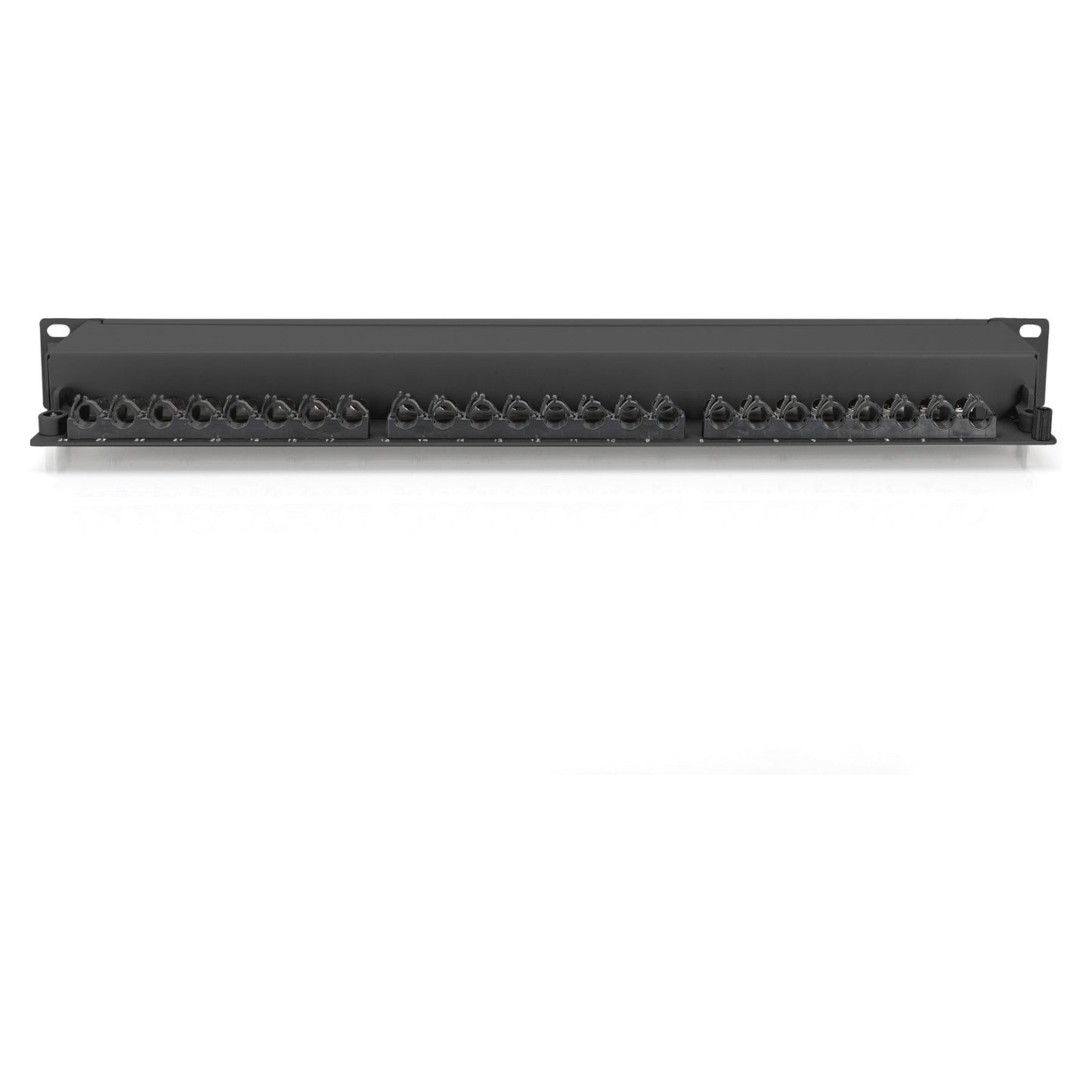 DIGITUS Patchpanel 1HE 24-Port Cat6a geschirmt schwarz