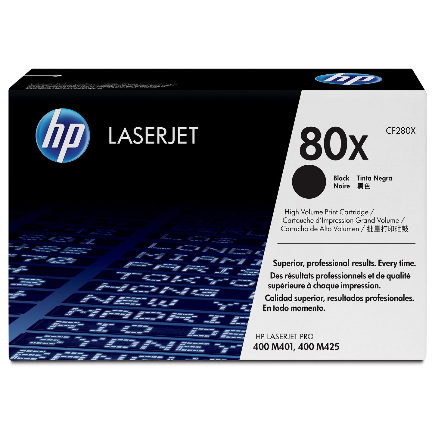 HP Toner 80X CF280X Schwarz Hohe Kapazität