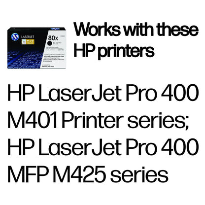 HP Toner 80X CF280X Schwarz Hohe Kapazität