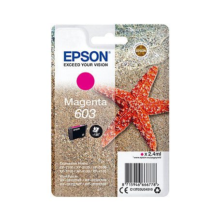 Epson Tinte 603 C13T03U34010 Magenta bis zu 130 Seiten