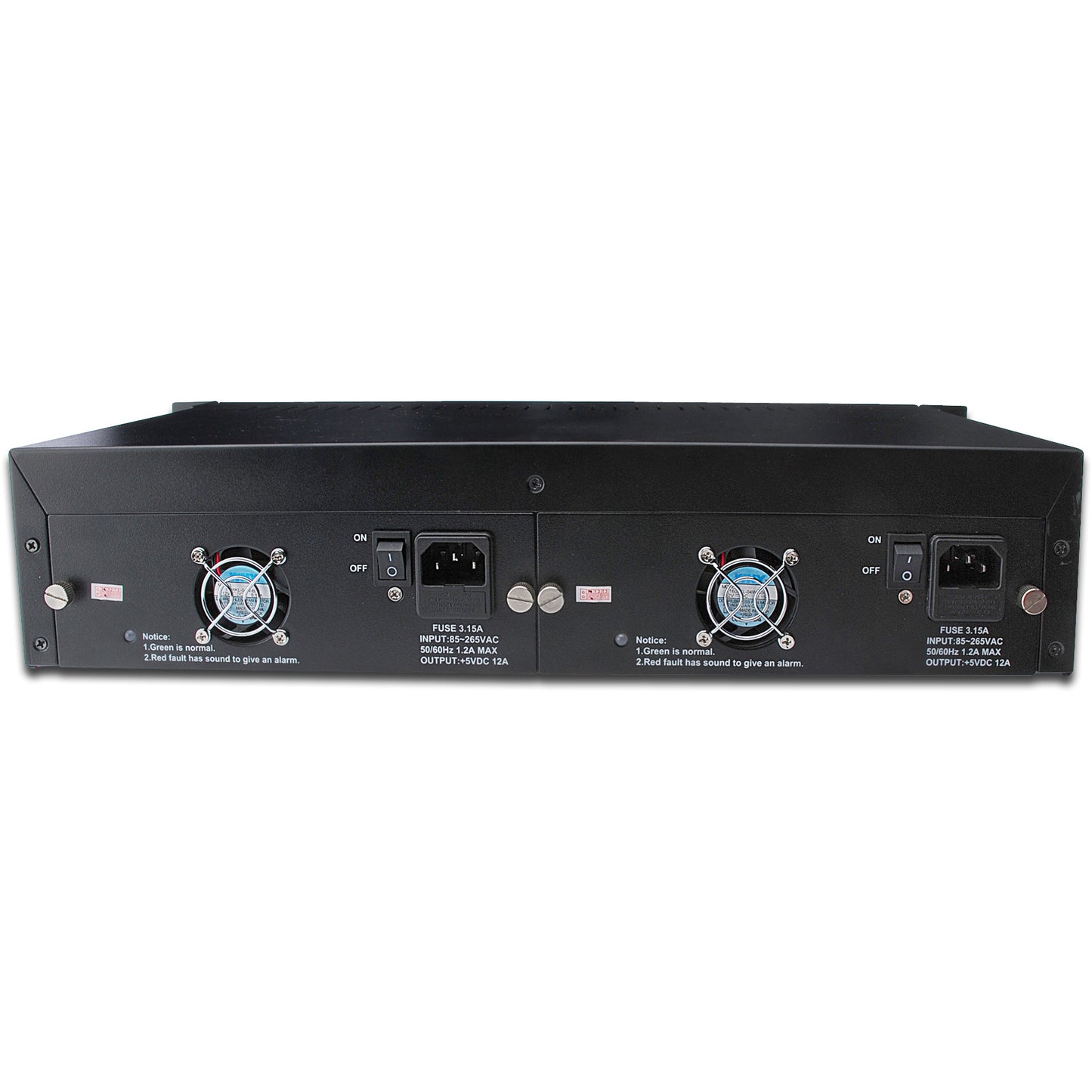 DIGITUS Medienkonverter Chassis 2HE 14-Slots schwarz