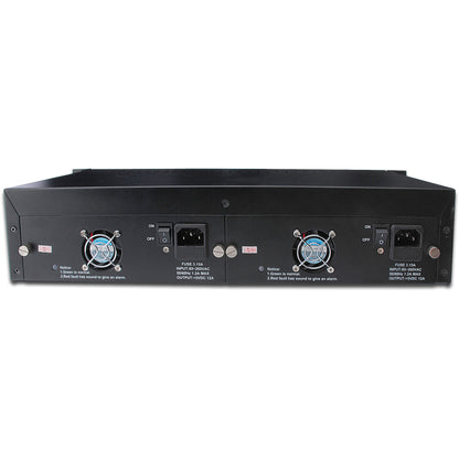 DIGITUS Medienkonverter Chassis 2HE 14-Slots schwarz