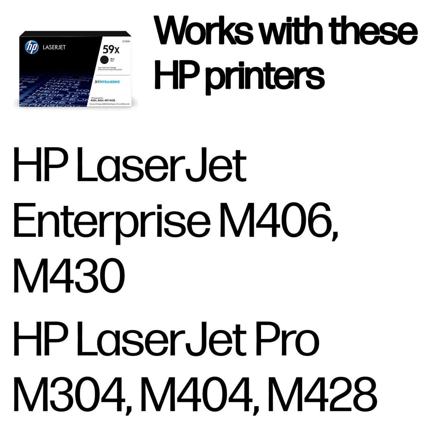 HP Toner 59X CF259X Schwarz bis zu 10.000 Seiten ISO/IEC 19752
